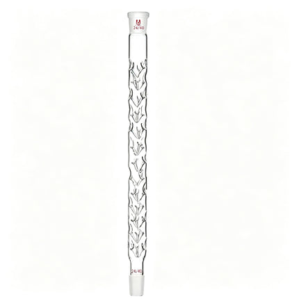 Laboratory Borosilicate Glass Fractional Column Vigreux Distillation Column with Indentations 24/40 Joints