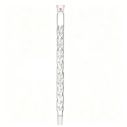Laboratory Borosilicate Glass Fractional Column Vigreux Distillation Column with Indentations 24/40 Joints