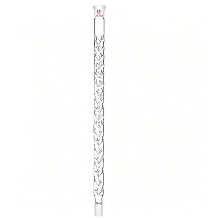Laboratory Borosilicate Glass Fractional Column Vigreux Distillation Column with Indentations 24/40 Joints