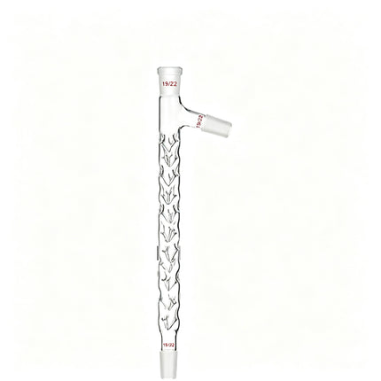 Vigreux Distillation Column with Side Arm 19/22 Joints Fractional Distillation Column Borosilicate Glass