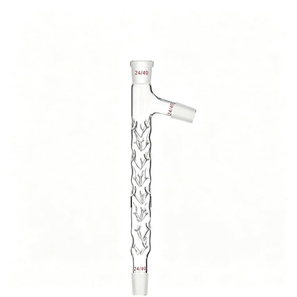 Laboratory Borosilicate Glass Vigreux Distillation Column with Side Arm 24/40 Joints Fractional Distillation Column