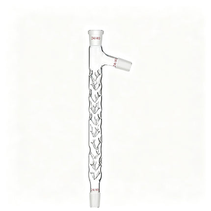 Laboratory Borosilicate Glass Vigreux Distillation Column with Side Arm 24/40 Joints Fractional Distillation Column