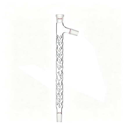 Laboratory Borosilicate Glass Vigreux Distillation Column with Side Arm 24/40 Joints Fractional Distillation Column