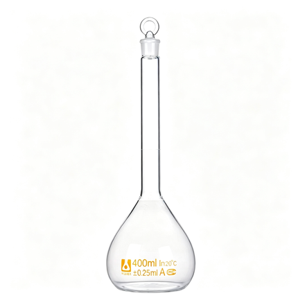 Glass Volumetric Flask with Glass Stopper Borosilicate Glass Heavy Wall 5ml to 5000ml