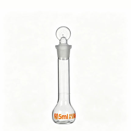 Glass Volumetric Flask with Glass Stopper Borosilicate Glass Heavy Wall 5ml to 5000ml